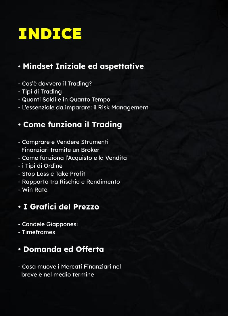 E-BOOK "IL FOREX DA 0"